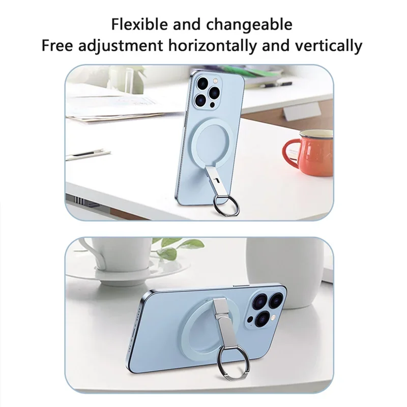 Supporto Magnetico Ad Anello Per Dito MagSafe - Rotazione 360°, In Lega Di Zinco E Silicone