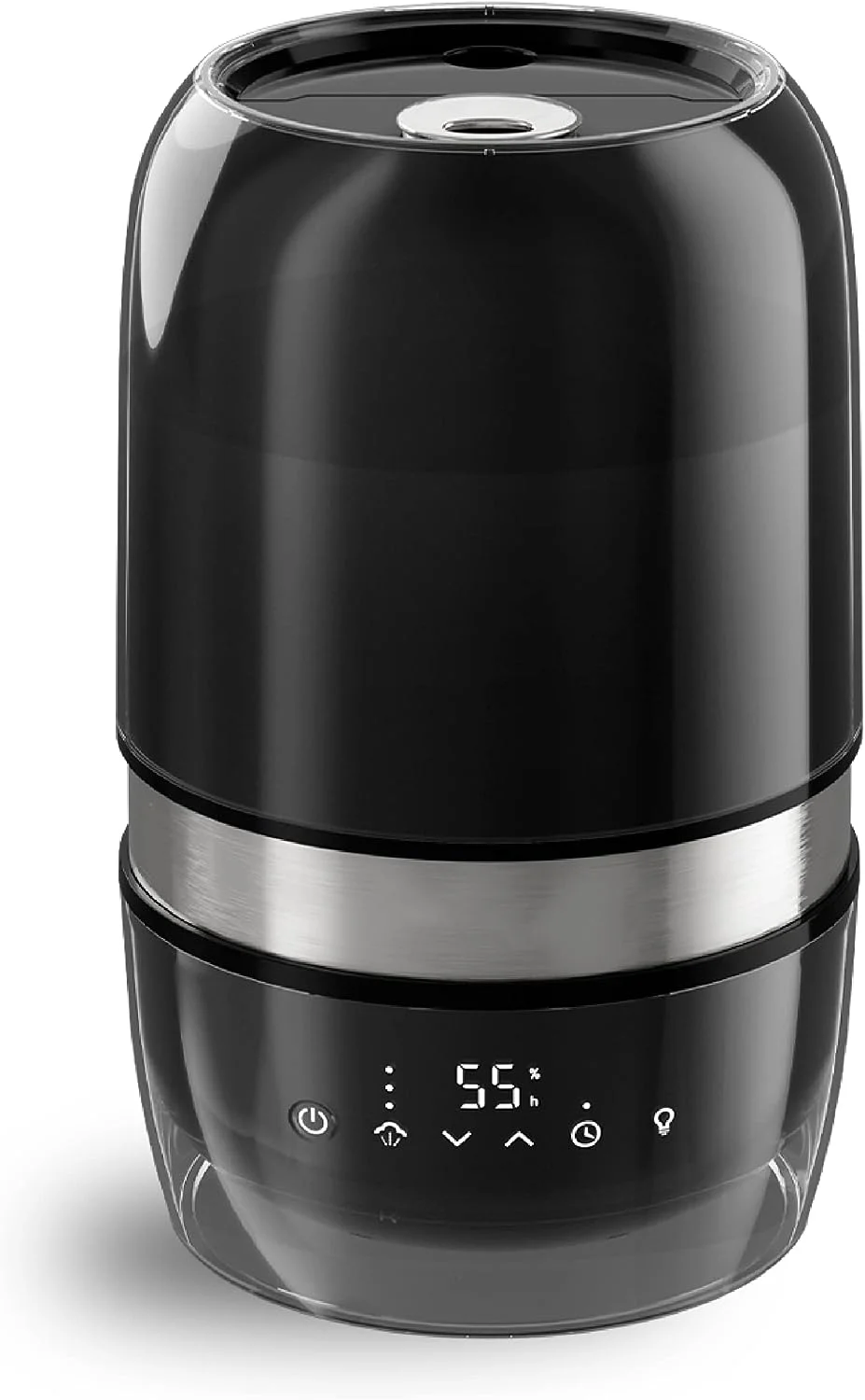 

Ultrasonic Cool Mist Humidifier, Black \u2013 Cool Mist Top Fill Humidifier for Bedroom or Office