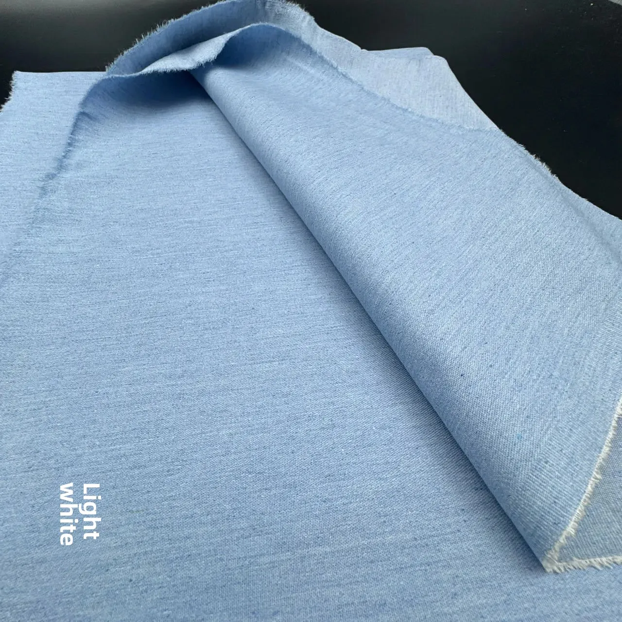 200g Cotton Polyester Denim Fabric Workwear Suit Pants Washed Finished Product Elastic Jeans Material Chinese Production