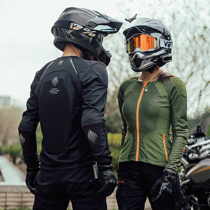 

DUHAN Men's Women's Motorcycle Jacket CE Approved Motocross Protective Gear Armor Body Protector Sportswear Riding Clothes