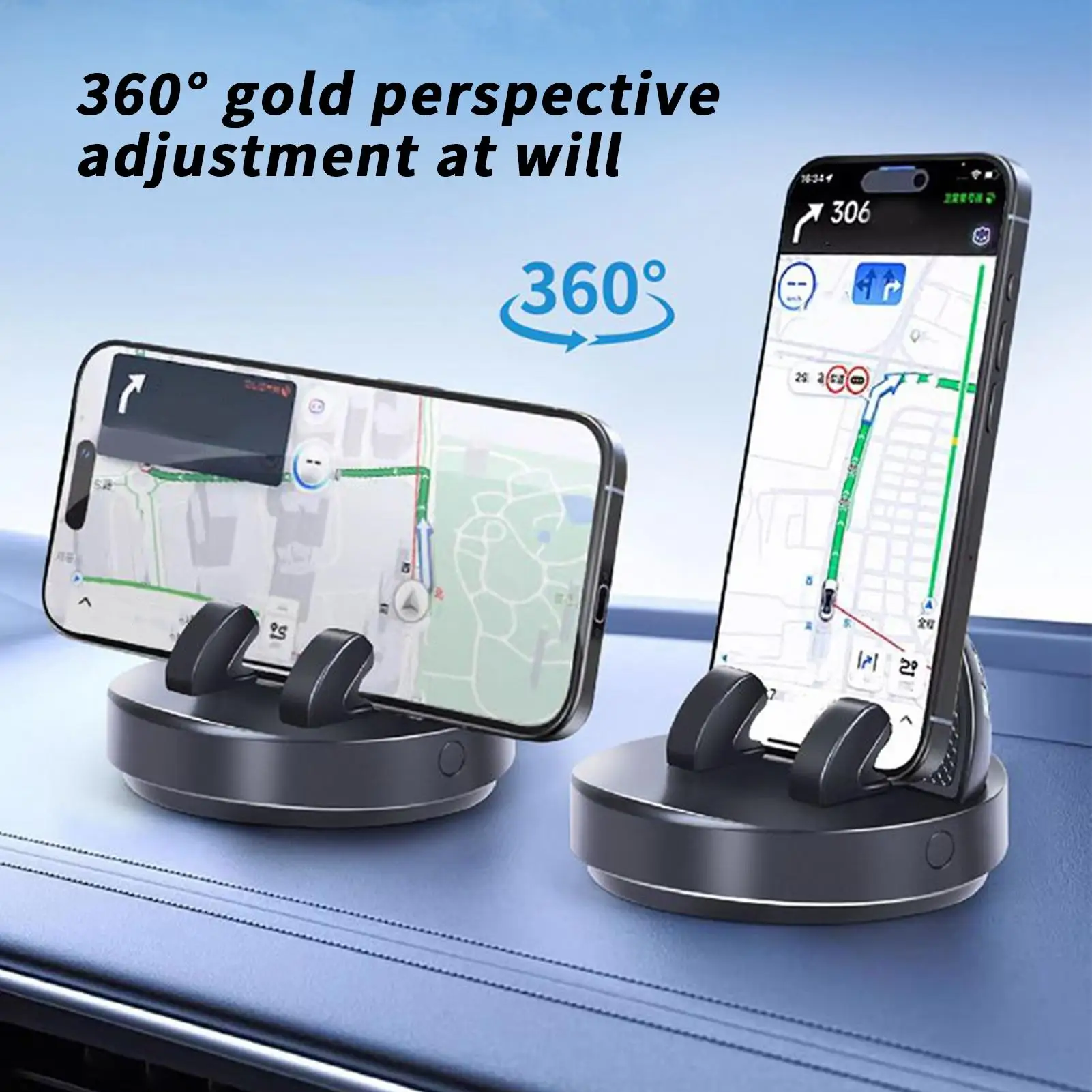 Car Phone Stand Auto Dashboard Mobile Phone Mount Smartphone Automotive Organizer with Parking Number Plate mobile phone holder