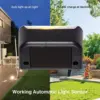 Intelligent light Sensing Step Light Solar Deck Light Path Staircase Lights Outdoor Led Solar Lamp Park Path Corridor Lamp Decor 4