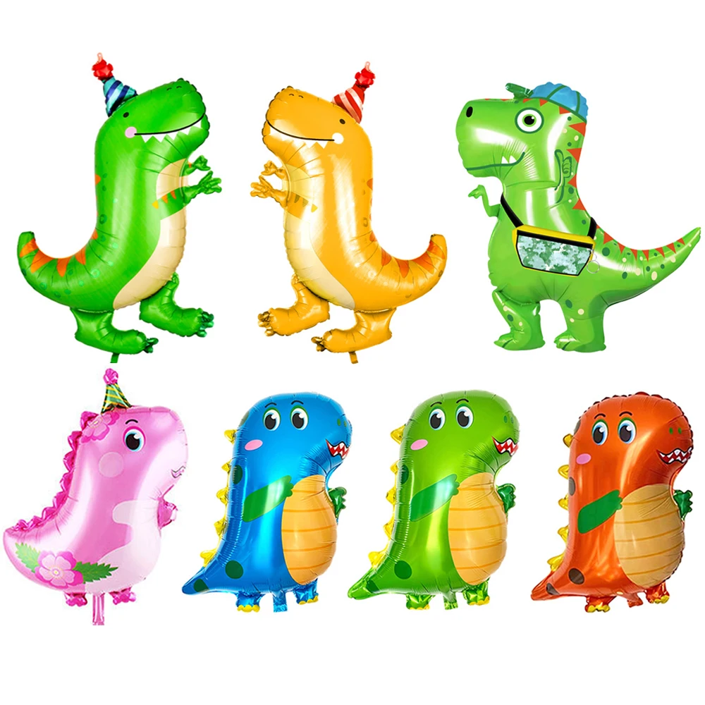 

Cartoon Dinosaur Foil Balloons Dino Birthday Party Decorations Helium Ballon Globos Kids Toys Baby Shower Jungle Party Supplies