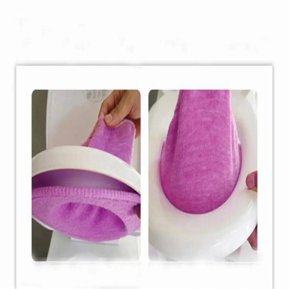 Washable Seat Case Warm Toilet Lid Cover Pads Bathroom Accessories Toilet Seat Cover Colorful Closestool Mat Wc Cloth Home Decor 3