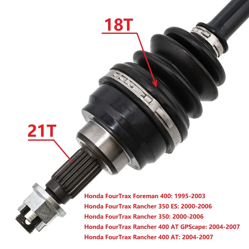FrontaxleJOINTINBOARDOUTBOARDDriveshaftForHondaForemanRancher