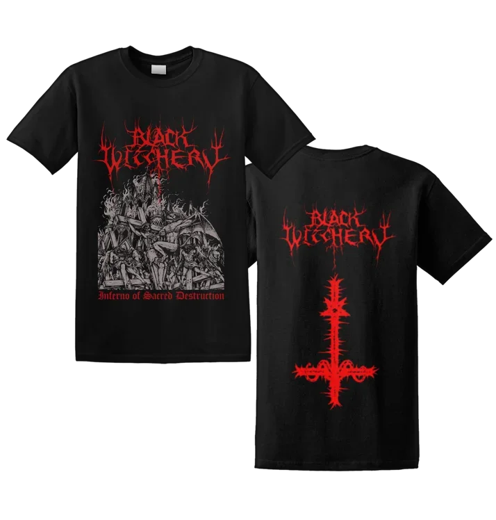 T-Shirt Black Witchery - 'Inferno Of Hold Distrution