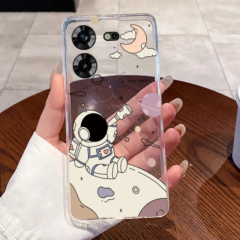 Aesthetic Cute Cat Soft Transparent Silicone Phone Case