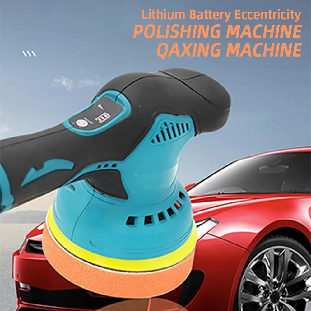 Car Polisher Polishing Machine For Car 12V Cordless 8 Gears 380W Automotive Electric Waxing Repairing Wireless Sander