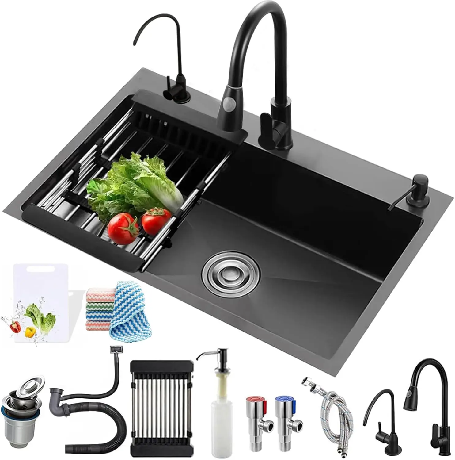 31.5" Top-Mount Stainless Steel Sink 1