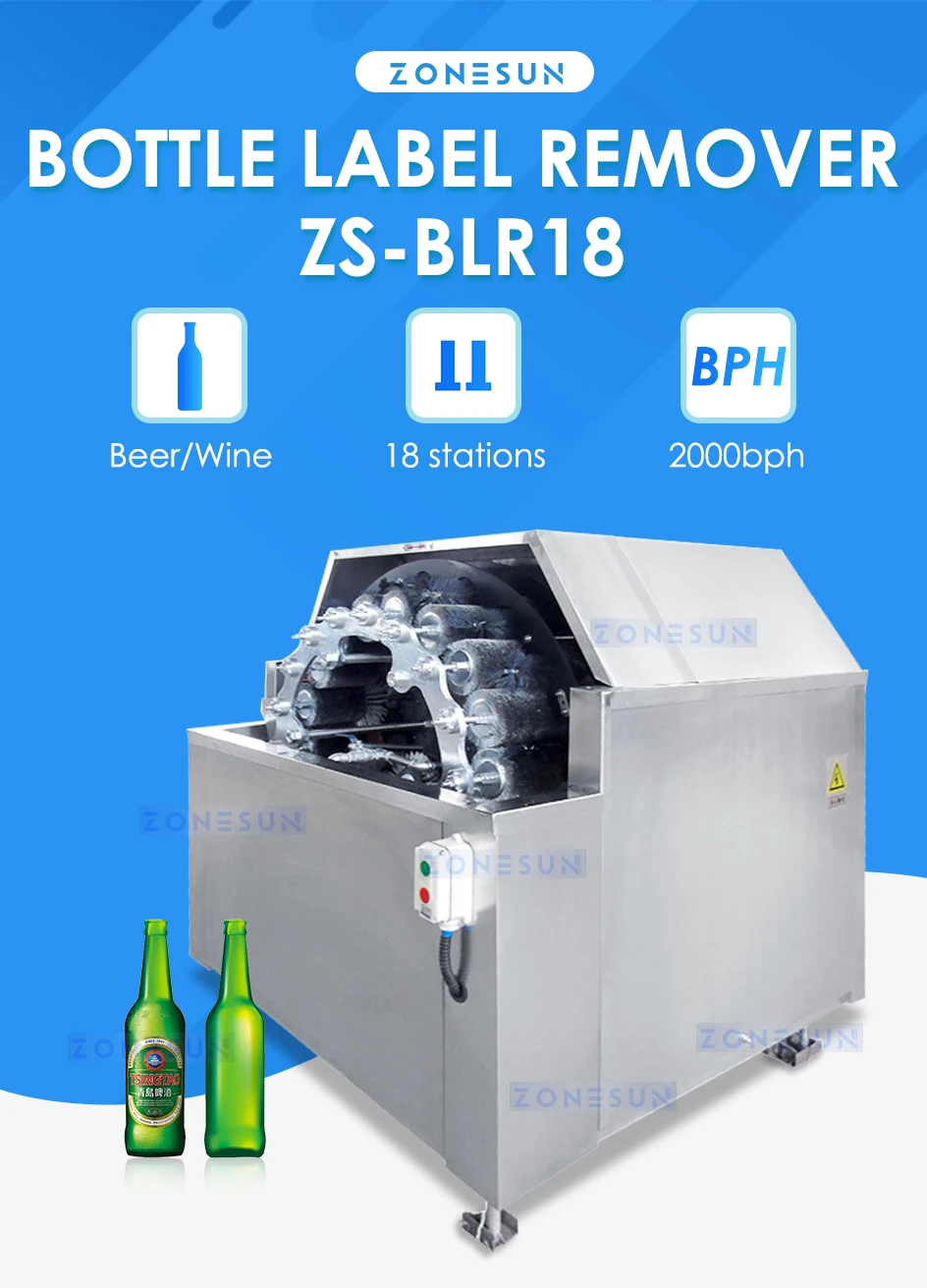 ZONESUN ZS-BLR18 Bottle Label Remover