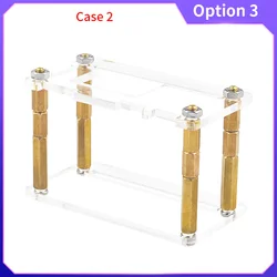 Transparent Acrylic Case with Optional Copper Heatsink for Single Board Computers (Option 3)