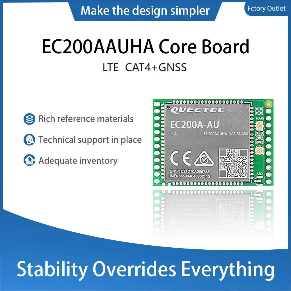 

"LTE CAT4 Development Boards EC200AAUHA EC200AAUHA-N06-SNASA Core Board 1pcs"