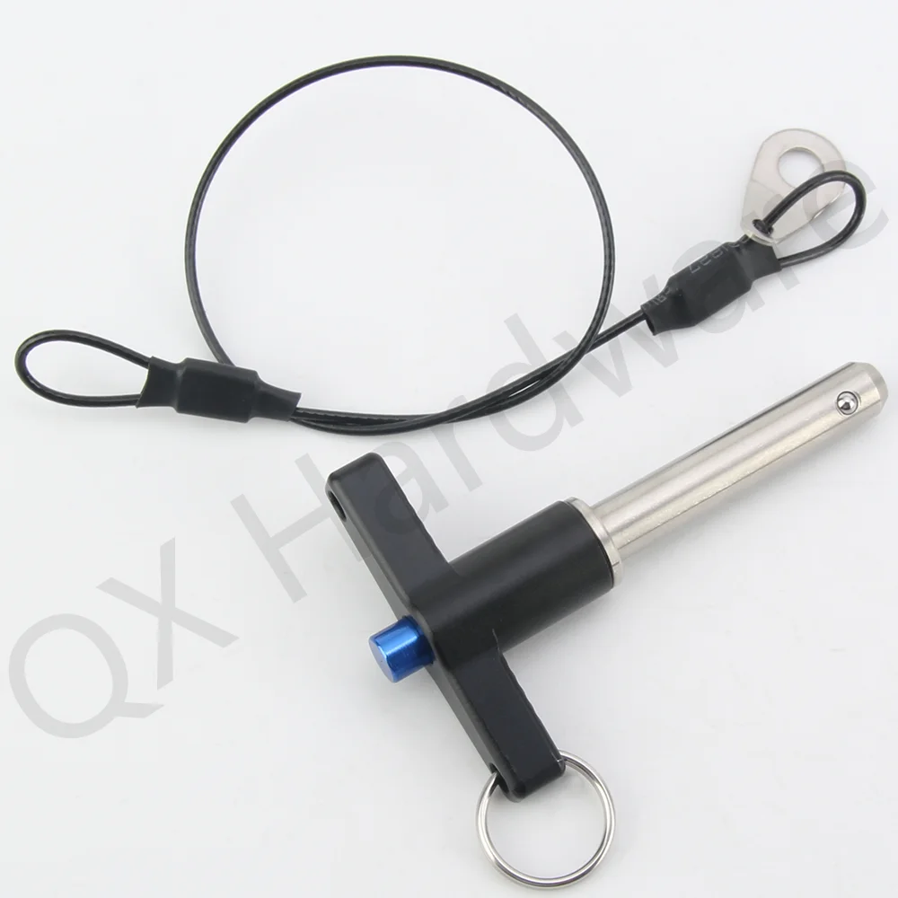 QX117 Hot Sale T-handle Push Button LinearArray Stop Pin Quick Release Stainless Steel Pin Safety Ball Head Locking