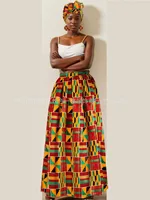 Robes africaines femmes jupe à franges Kente 6