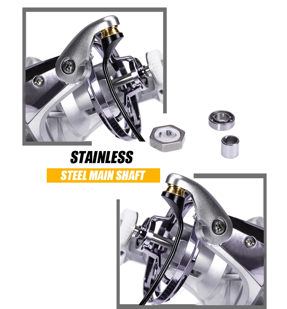 2022 Spinning Angeln Reel 12 + 1BB High Speed 4.6:1 25KG Max Drag Meer Boot Fisch Spule Trolling Surf Große Metall Löffel Moulinet Peche – Detail 23