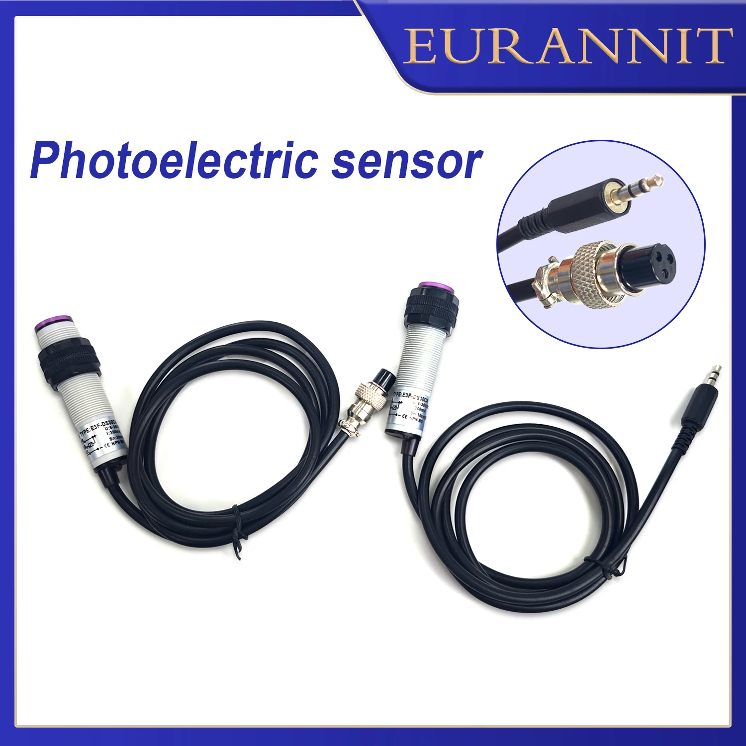 EURANNIT 1PC Injket 프린터 부품 용 광전 센서 프린터 관련 액세서리 고품질 감지 거리 DC 12-24V