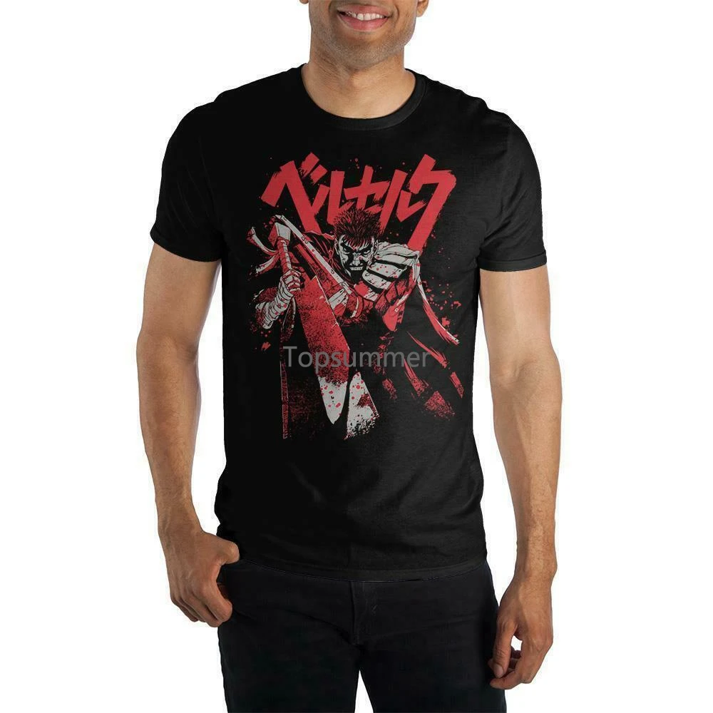 

Berserk Shirt Anime Tee Berserk Gift Anime Shirt Berserk T-Shirt Anime Gift High Quality Men T Shirts Top Tee Plus Size
