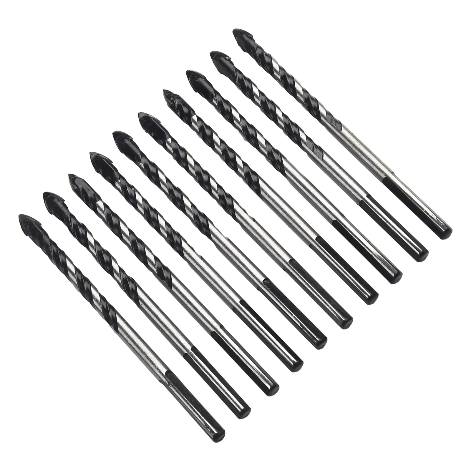 5/10Pcs 6mm Bohrer Set Dreieck Bohrer Für Porzellan Fliesen Beton Ziegel Glas Keramik Fliesen ziegel Stein Holz Loch Opener – Detail 11