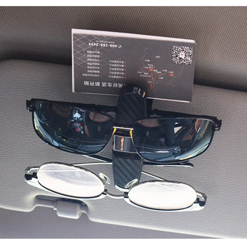 Universal Sun Visor Car Glasses Clip Sunglasses Holder Cases Fastener Cip Eyeglasses Clip Ticket Card Clamp car sunglasses clip sun visor organizer