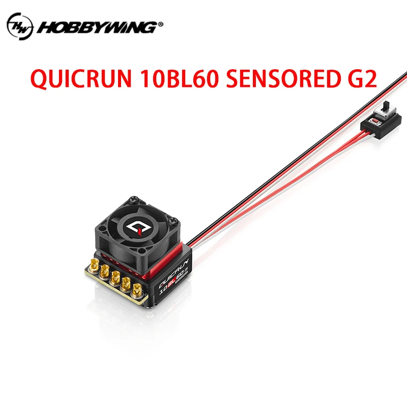Original Hobbywing QuicRun 10BL60 SENSORED G2 Sensored Brushless ESC for 1/10 RC RC Racing Car 1