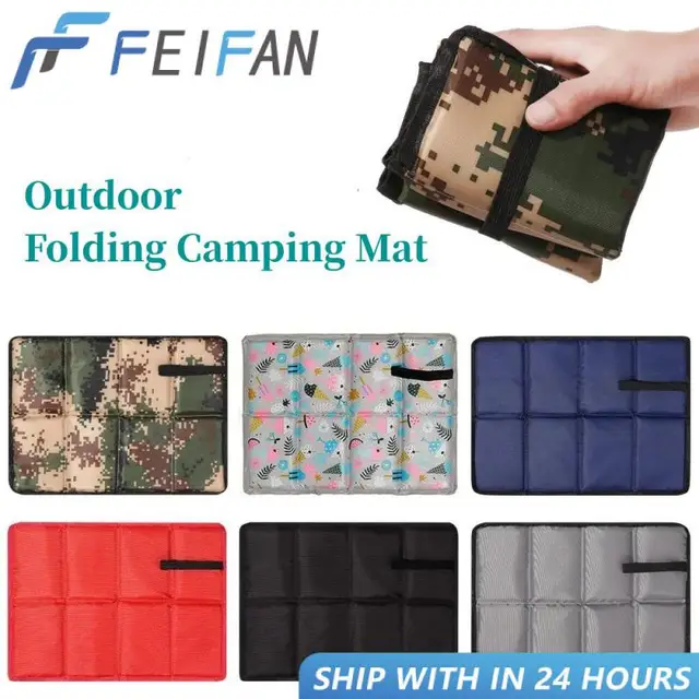 야외 모험의 필수품: 옥스포드 천 휴대용 접이식 쿠션