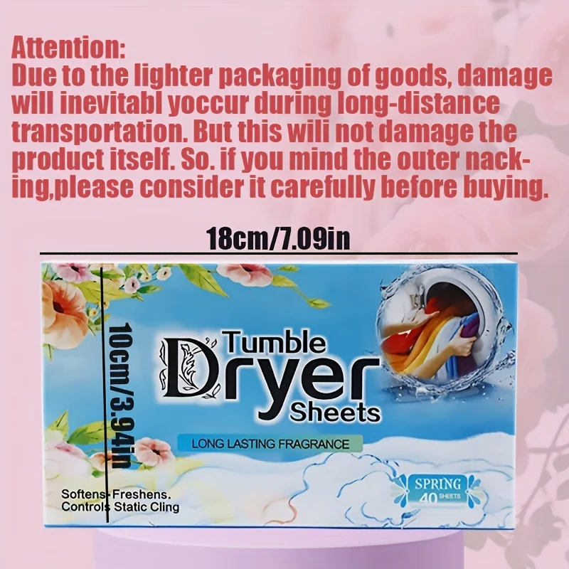 (40pcs)Dryer Clothes Smoothing Tablets Laundry Partner Odor Removal Aroma Tablets Aroma Clothesfragr laundry tablets