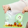 Reusable Zip Lock Bag Food Grade Transparent Storage Bag With Zipper Sealing Plastic Container Travel Freezer Camping Kitchen 4