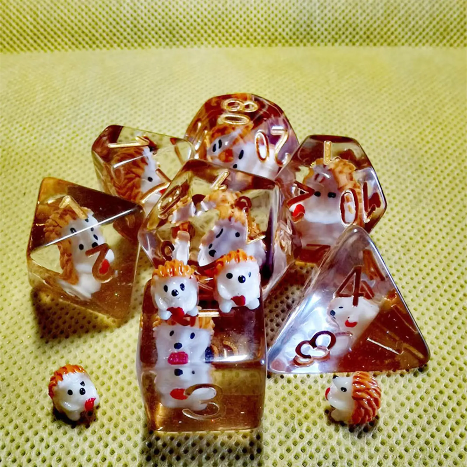 DND RPG  ӿ 7x ٸü  Ʈ, D8 D10 D12 D20  峭