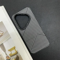 Sleek Carbon Fiber Texture Hard PC Shockproof Case - Ultra Slim Protective Cover for Pura 80 (GRAY)