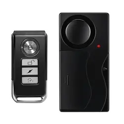 High - Decibel Wireless Vibration Sensor with Remote Control (Black)