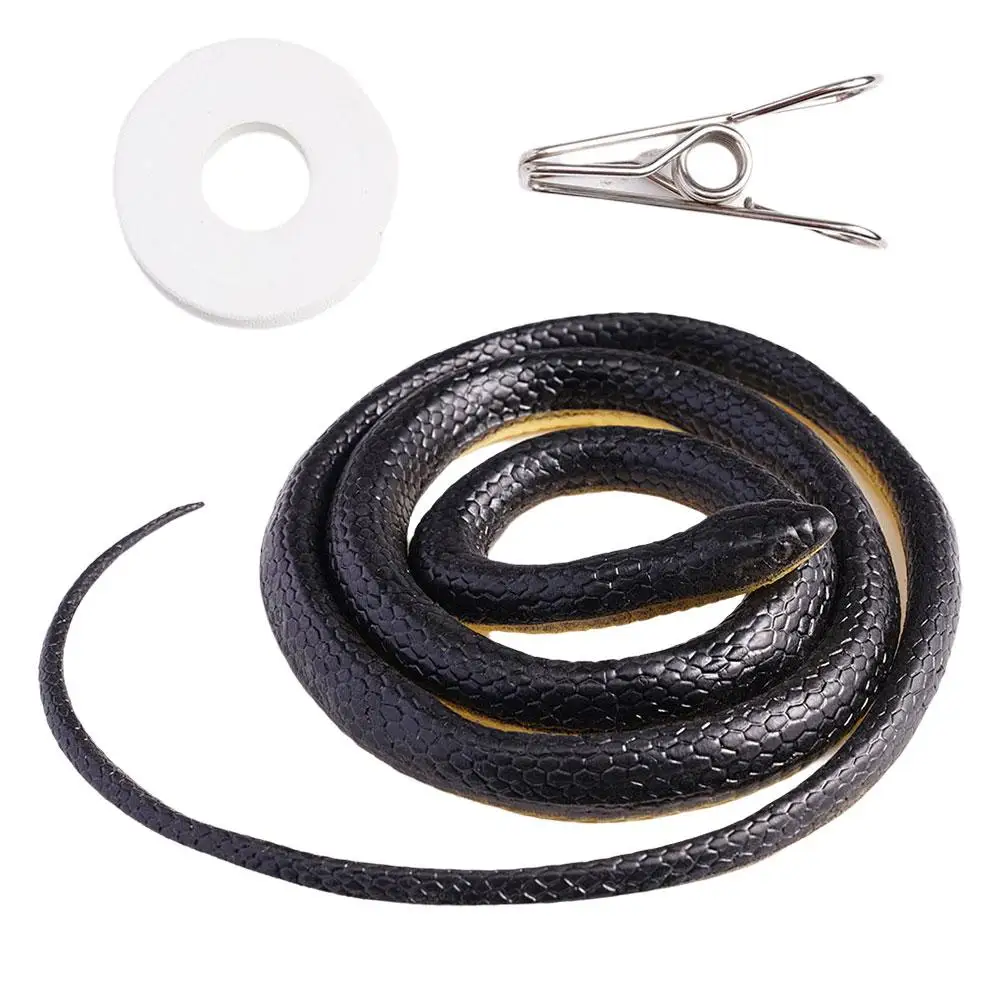 Realistic Soft Snake Scare Gags Toy Safari Garden Props Joke Prank Gift About 120cm Novelty And Gag Playing Jokes Toys