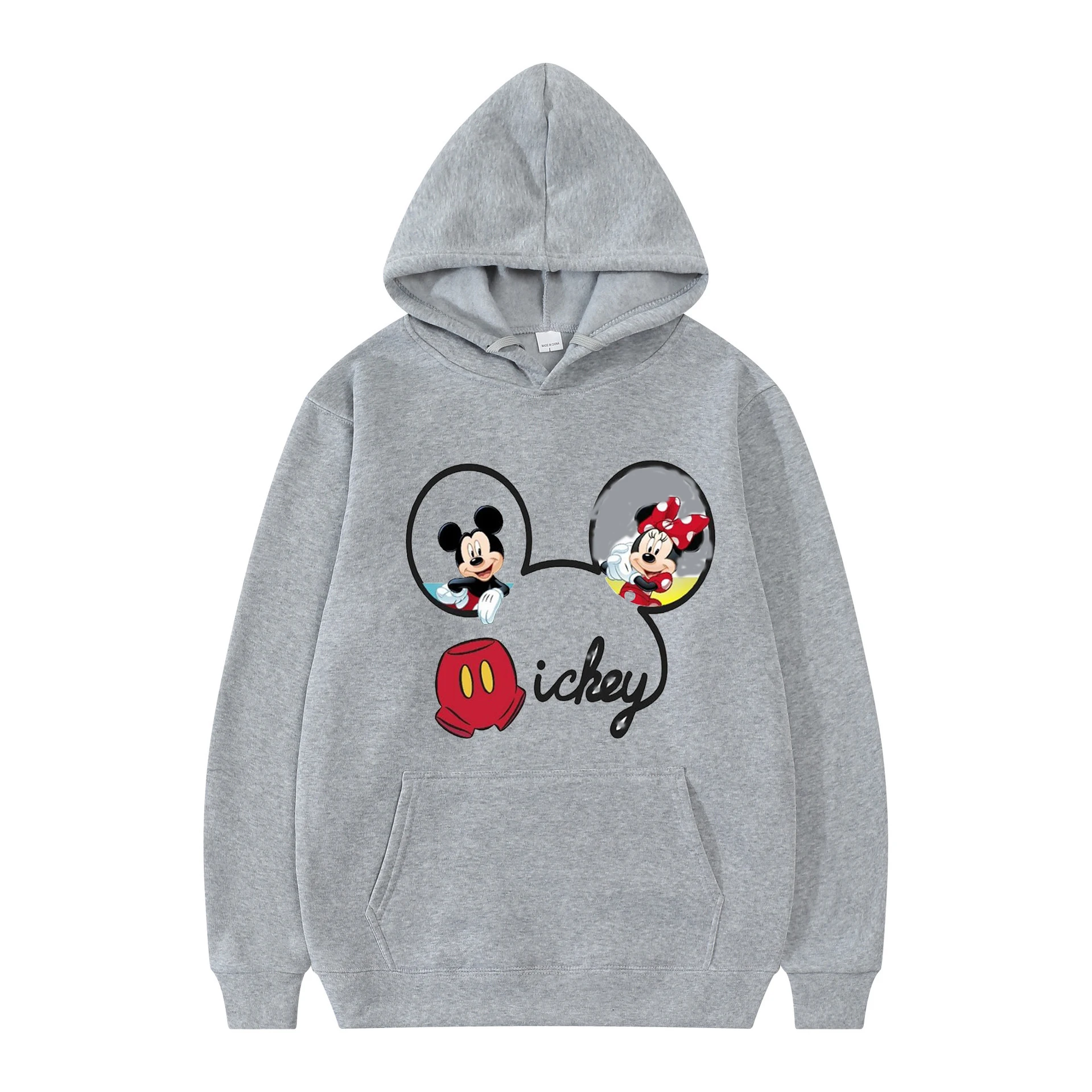 

Animation Disney Men And Women With The Same Paragraph Hoodie Minnie Mickey Friendly Hoodie Autumn Casual Ladies Hoodie Tops