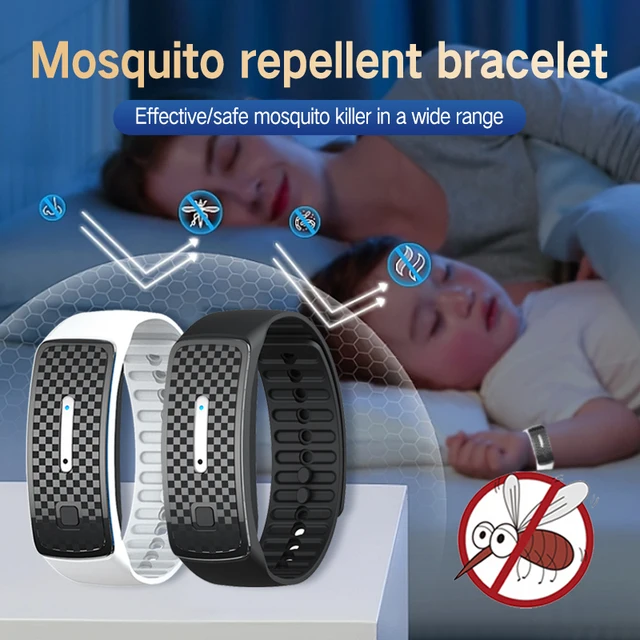 Ultrahangos Szúnyogtaszító Karkötő Óra Szúnyog Anti Kártevőirtó Töltése