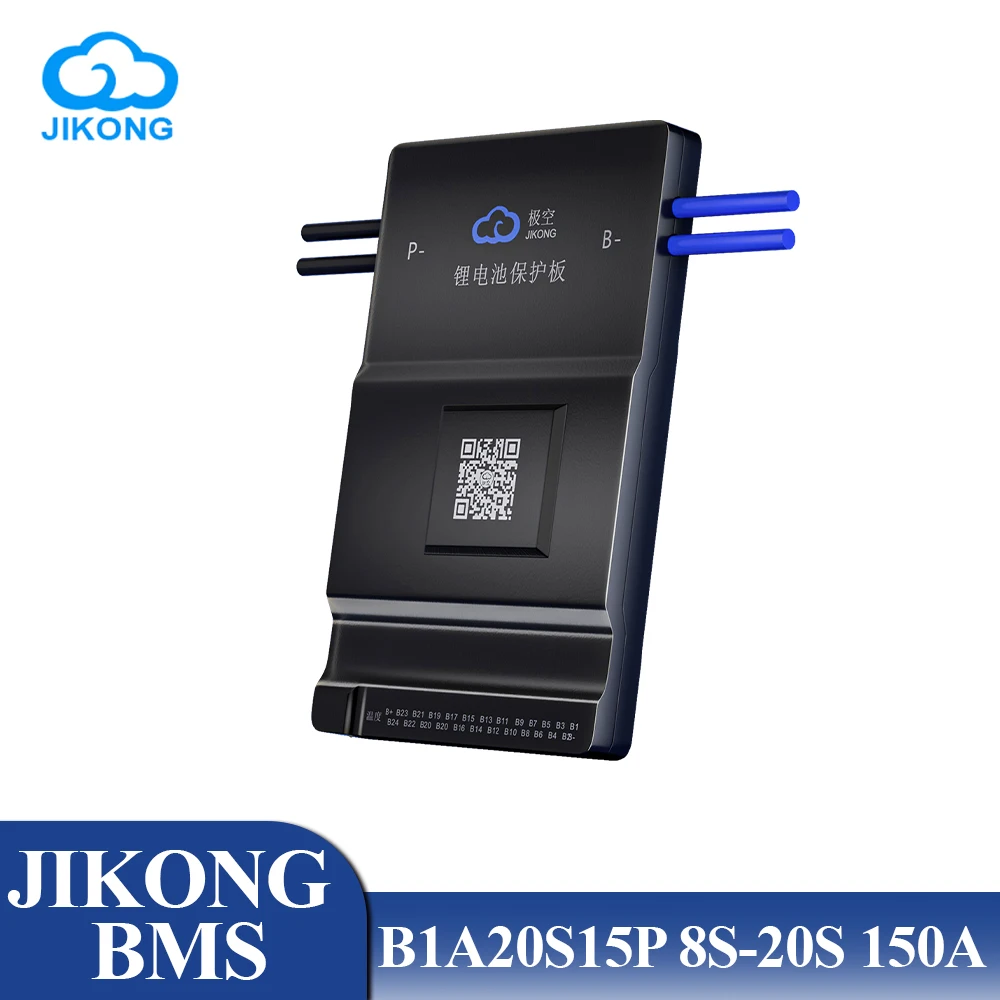 

JIKONG BMS B1A20S15P Smart 1A активный баланс 8S 24V 20S 48V BT RS485 150a разряд для LiFePO4 литий-ионный LTO Аккумулятор для кемпинга Ebike