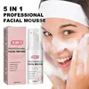 Facial foaming Cleanser Deeply Cleansing Oil Control Moisturizing Blackhead Removal Skin Care Face Wash Foam Cleanser 5