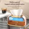 Luxury Tissue Box Desktop Tissue Organizer Shell Tissue Container Case Paper Holder Napkin Holder Household Storage Box 2