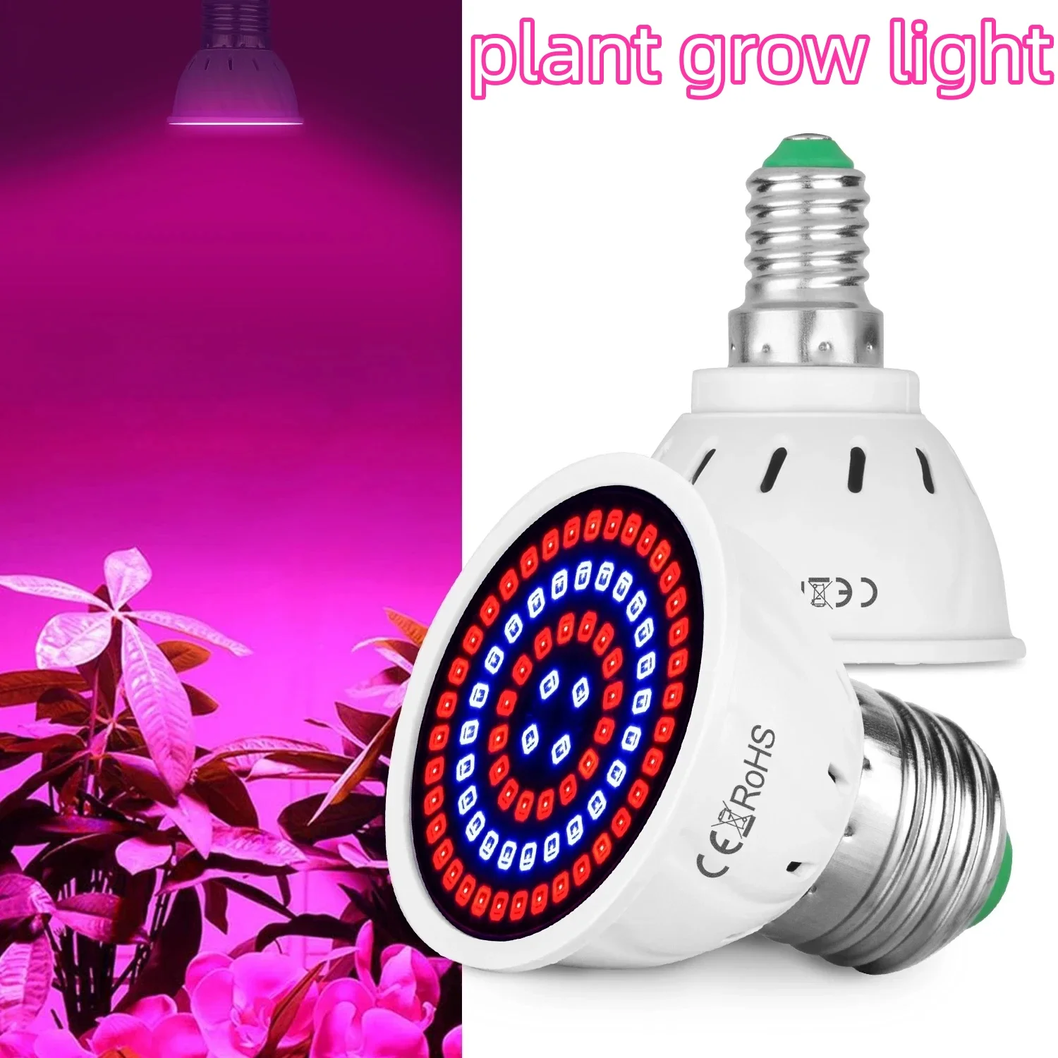 LED Plant Light 1pc E27 Red And Blue Light Growth Succulent Seedling Planting Supplementary Full Spectrum