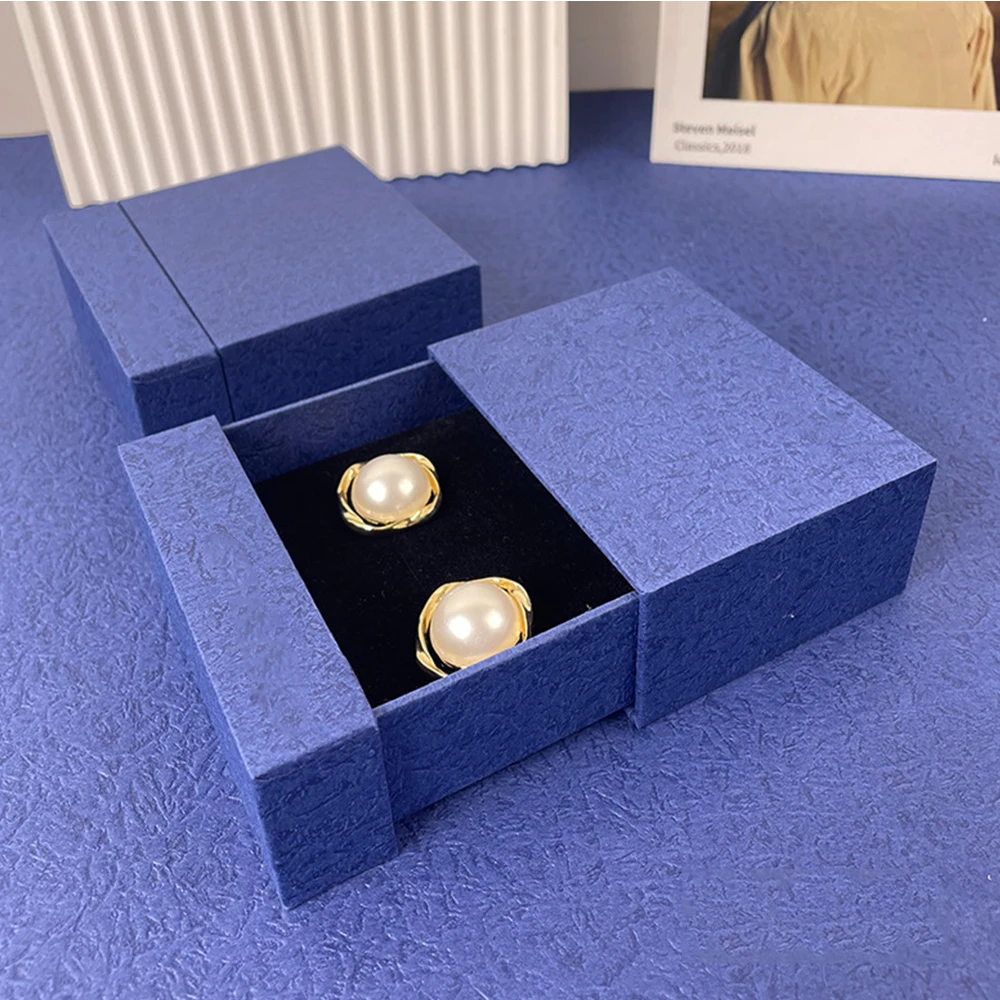 10 Stück/Lot 9,5 x 9,5 x 3,5 cm große Papierbox mit Halsketten, Ringen, Ohrringen, Geschenkbox für Display-Verpackung, Hochzeit, Party, Valentinstag – Detail 6