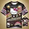 MINISO Sanrio Tshirt 3D Print Hello Kitty Special Edition Family O-Collar Tees Summer Sport Casual Short Sleeve For Kid/Adult ﻿ 5