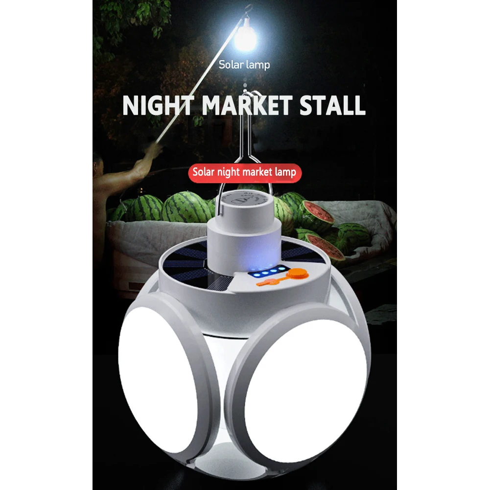 Description Picture 6 of itemSolar USB DC Rechargeable Soccer Light Bulb IPX4 Waterproof 1200mAh LED Camping Light 5 Modes 500LM Outdoor Lights