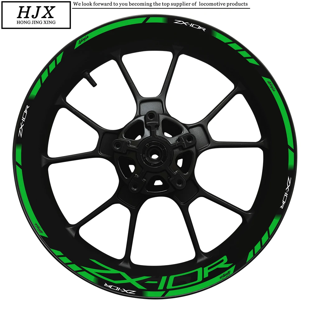 KETABAO Vinyl Rim Decals For Kawasaki Motorcycles – Blue 17-Inch Wheel Stickers For ZX10R, Ninja, Z900 & More
