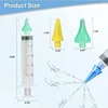 Ear Cleaner Irrigation Kit Ear Wax Removal Tool Water Washing Syringe Comfortable Unique 12/20ML Health Care 6