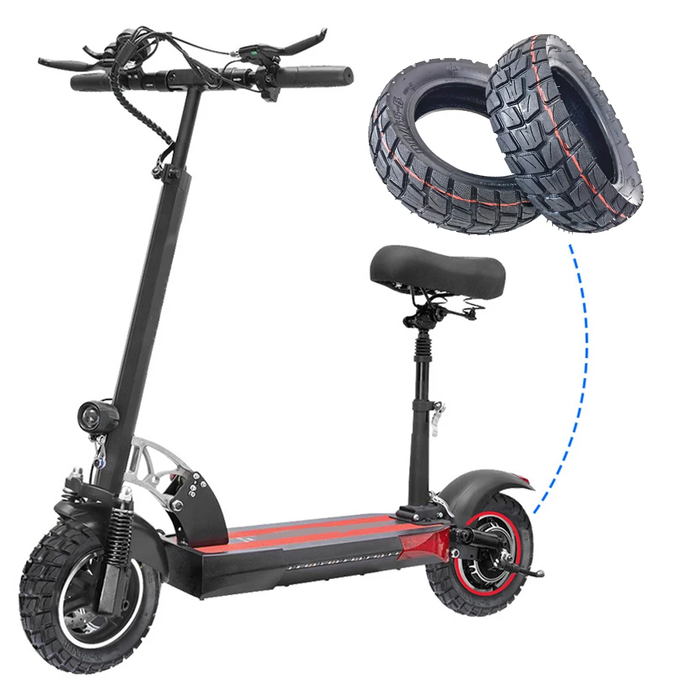 

10 Inch Tires 10x2.50 Inner Tires 80/65-6 Electric Scooter Tubeless Tire Vacuum Road/Off-Road Tyre For KUGOO M4 Scooter Tires