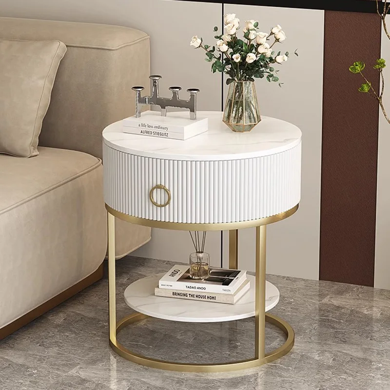 Round Side Table Living Room Tea Nordic Cloud Couch Bed Side Table Laden Coffee Corner Hallway Stoliki Kawowe Hotel Furniture living room tea table emulational food taco round blanket