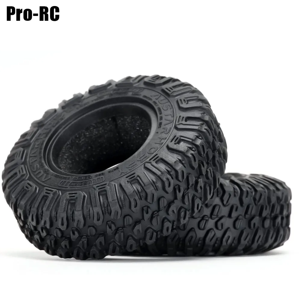 1.55 Scale RC Tires 4Pcs 85mm RC Crawler Tires - 1.55 Scale Soft Rubber ...