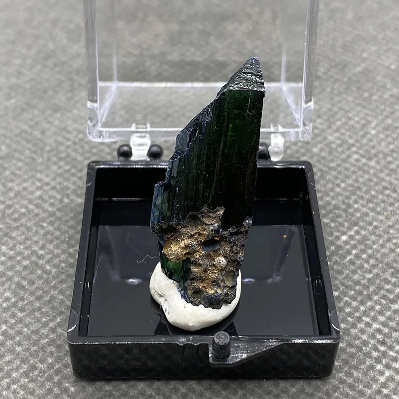 100% natural rare Brazil Vivianite （Blue ironearth） mineral specimen stones and crystals healing crystals quartz +Box 3.5c'm