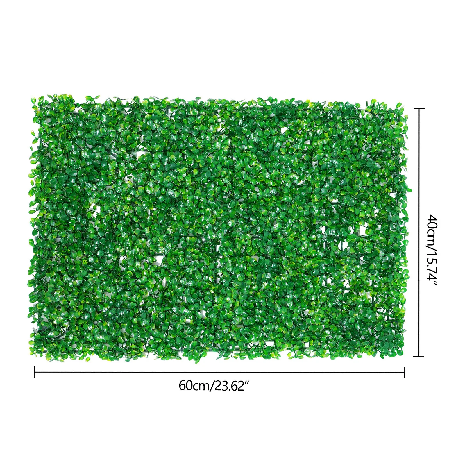 12Pcs 60x40cm Artificial Plant Wall Fence Greenery Panel Decor Foliage Hedge Grass Mat Indoor Outdoor