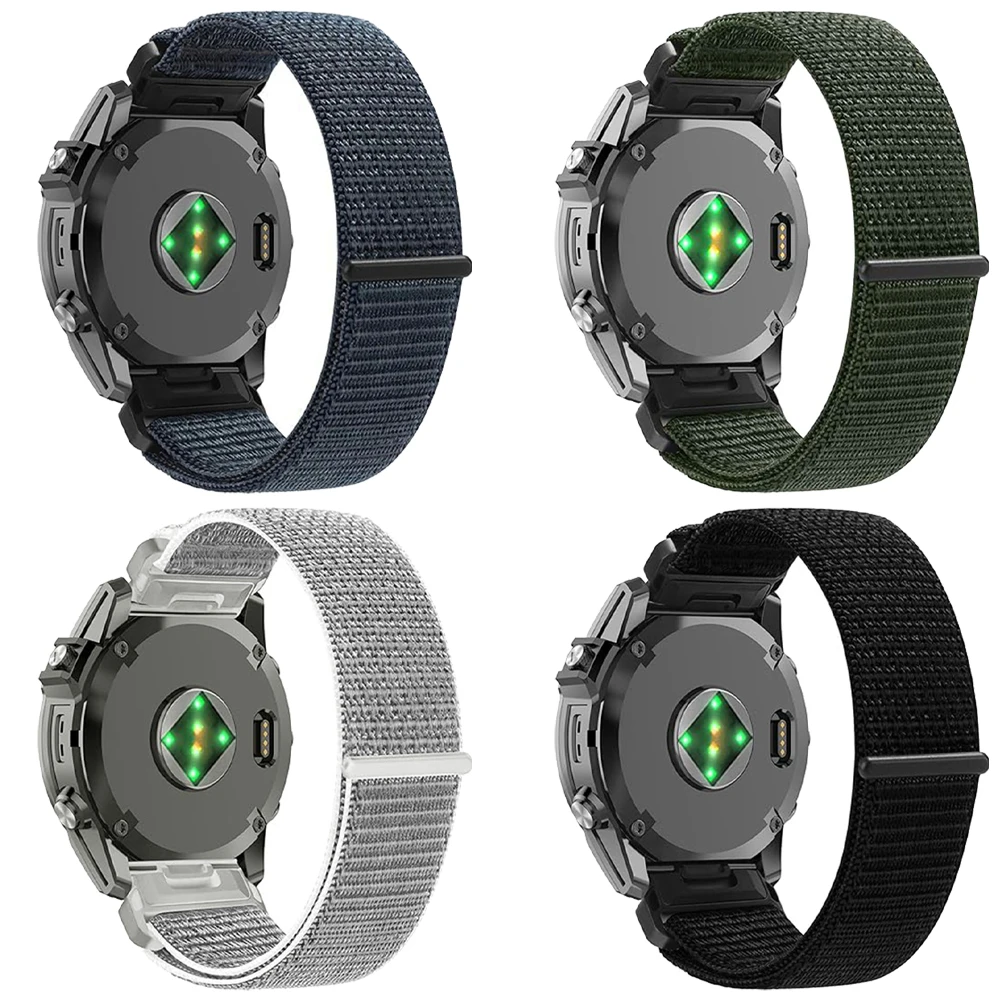 Versatile Nylon Quick Release Watch Strap, 22-26mm,