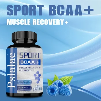 Sport BCAA Supplement – Branched Chain Amino Acids Capsules – Enhance Strength and Energy Levels, Increase Muscle MassCapsule