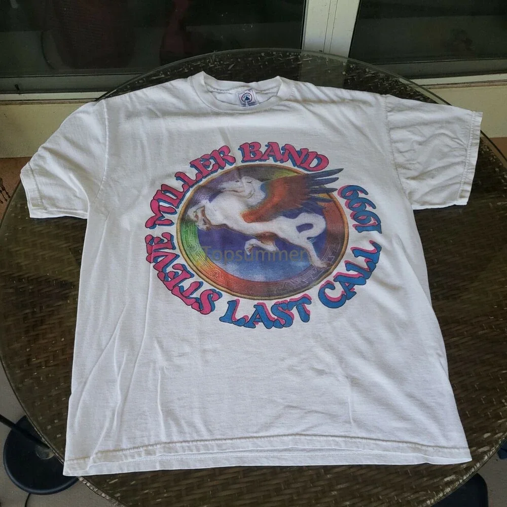Steve Miller Band Shirt Mens Large Last Call Concert Tour 1999
